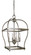 Kenmare Four Light Mini-Chandelier in Matte Black (8|5474 MBLACK)