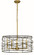 Boca Five Light Chandelier in Brushed Nickel and Matte Black (8|5615 BN/MBLACK)