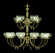 Chancery 15 Light Foyer Chandelier in Polished Brass (8|7515 PB)