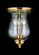 Jamestown Three Light Flush / Semi-Flush Mount in Mahogany Bronze (8|7572 MB)