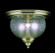 Chancery Three Light Flush / Semi-Flush Mount in Polished Brass (8|7923 PB)