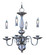 Jamestown Four Light Chandelier in Satin Pewter (8|9143 SP)