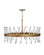 Revel LED Chandelier in Burnished Gold (138|FR30905BNG)