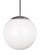 Leo - Hanging Globe One Light Pendant in Satin Aluminum (454|6022-04)