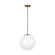 Leo - Hanging Globe LED Pendant in Satin Brass (454|602493S-848)