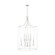 Bantry House Eight Light Chandelier in Gloss Cream (454|AC1038GCM)