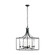 Bantry House Six Light Chandelier in Smith Steel (454|AC1046SMS)