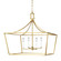 Southold Four Light Lantern in Burnished Brass (454|CC1044BBS)