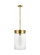 Garrett One Light Pendant in Burnished Brass (454|CP1011BBS)