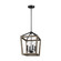 Gannet Four Light Chandelier in Weathered Oak Wood / Antique Forged Iron (454|F3190/4WOW/AF)