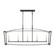 Thayer Five Light Linear Chandelier in Smith Steel (454|F3326/5SMS)