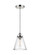 Baskin One Light Pendant in Polished Nickel (454|P1347PN)