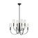 Logan Eight Light Chandelier in Aged Iron (454|TC1088AI)