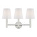 Logan Three Light Vanity in Polished Nickel (454|TV1133PN)