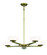 Scale LED Chandelier in Soft Brass (42|P1465-695-L)