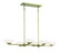 Scale LED Island Pendant in Soft Brass (42|P1466-695-L)