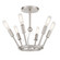 Royalty Six Light Semi Flush Mount in Brushed Nickel (42|P1686-084)