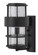 Saturn LED Wall Mount in Satin Black (13|1904SK)