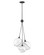 Skye LED Pendant in Black (13|30304BLK-WH)