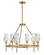 Ana LED Chandelier in Heritage Brass (13|38255HB)