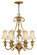 Plantation LED Chandelier in Burnished Brass (13|4886BB)