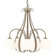 Sweeping Taper Five Light Chandelier in Soft Gold (39|101445-SKT-84-GG0001)