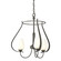 Flora Three Light Chandelier in Dark Smoke (39|103047-SKT-07-GG0303)