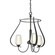 Flora Three Light Chandelier in Black (39|103047-SKT-10-ZS0354)