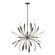 Dahlia Six Light Chandelier in Natural Iron (39|104350-SKT-20)
