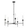 Vela Five Light Chandelier in Natural Iron (39|105045-SKT-20-ZM0611)