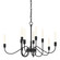 Lisse Ten Light Chandelier in Black (39|106030-SKT-10)