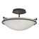 Simple Lines Plain Small Semi-Flush in Natural Iron (39|124302-SKT-20-GG0047)