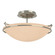 Simple Lines Plain Small Semi-Flush in Sterling (39|124302-SKT-85-SS0047)