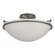 Simple Lines Three Light Semi-Flush Mount in Natural Iron (39|124304-SKT-20-GG0053)
