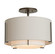 Exos One Light Semi-Flush Mount in Dark Smoke (39|126501-SKT-07-SF1099-SE1590)