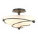 Leaf Two Light Semi-Flush Mount in Dark Smoke (39|126712-SKT-07-GG0048)