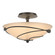 Leaf Two Light Semi-Flush Mount in Dark Smoke (39|126712-SKT-07-SS0048)