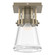 Erlenmeyer One Light Semi-Flush Mount in Soft Gold (39|128705-SKT-84-ZM0467)