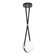 Derby Derby Small LED Pendant in Black (39|131040-LED-STND-10-24-LK-NL-GG0670)