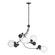 Sprig Four Light Pendant in Black (39|136420-SKT-10-WF0639)