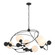 Sprig Six Light Pendant in Black (39|136421-SKT-10-GG0639)