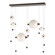 Abacus Abacus 7-Light Double Linear LED Pendant in Bronze (39|139054-LED-STND-05-GG0694)