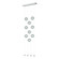Abacus Abacus 9-Light Ceiling-to-Floor LED Pendant in Vintage Platinum (39|139057-LED-STND-82-YL0668)