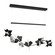 Belladonna Belladonna LED Pendant in Black (39|139813-LED-STND-10-82-CR)