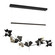 Belladonna Belladonna LED Pendant in Black (39|139813-LED-STND-10-84-CR)