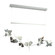 Belladonna Belladonna LED Pendant in Vintage Platinum (39|139813-LED-STND-82-07-CR)