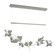Belladonna LED Pendant in Sterling (39|139813-LED-STND-85-85-CR)