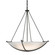 Compass Three Light Chandelier in Dark Smoke (39|194531-SKT-07-GG0170)
