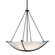 Compass Three Light Chandelier in Black (39|194531-SKT-10-GG0170)
