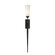 Sweeping Taper One Light Wall Sconce in Black (39|204529-SKT-10-GG0350)